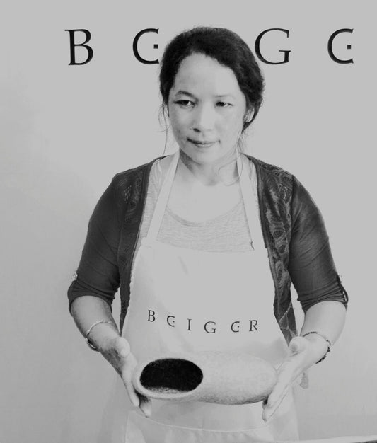 Handcrafting Beiger Felt Shoes Handcrafting Beiger Felt Shoes | Where Comfort Meets Sustainability